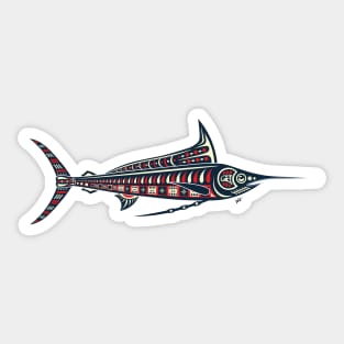 Salish Swordfish Sticker